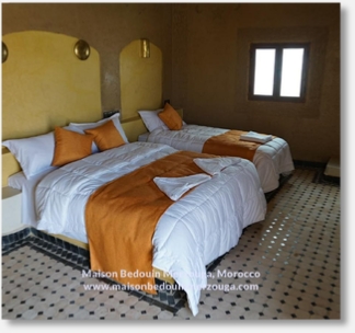 Accommodation for private tour in Morocco with Omar, Morocco Bedouin Tours Trips Excursions